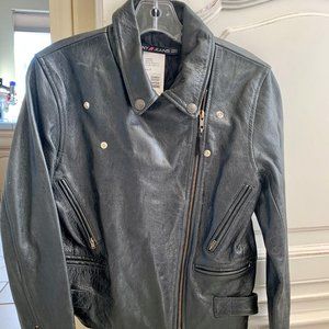 DKNY Black Leather Jacket